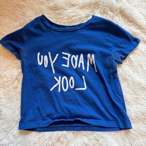 Princess Polly Blue Made You Look Tee US Size 0